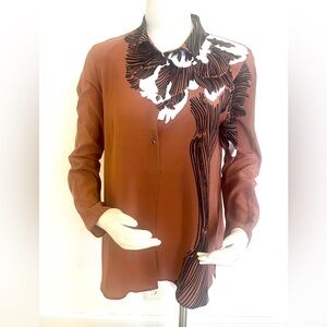 Piazza Sempione Silk Blouse